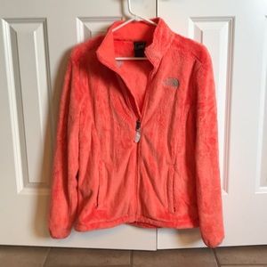 North face fleece! Orangish color size medium